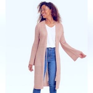 NWT Knox Rose Pointelle Duster Cardigan